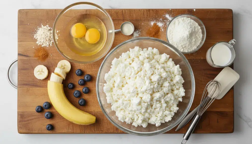 Cottage Cheese Protein Pancakes 1 1