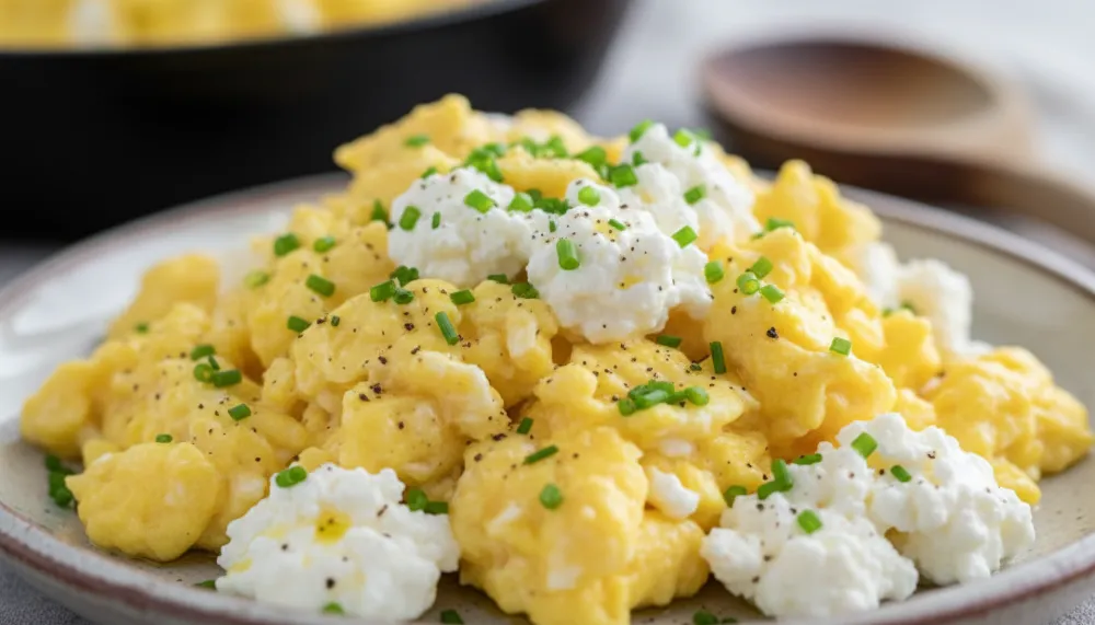 Cottage Cheese Scrambled Eggs — High Protein Breakfast 2