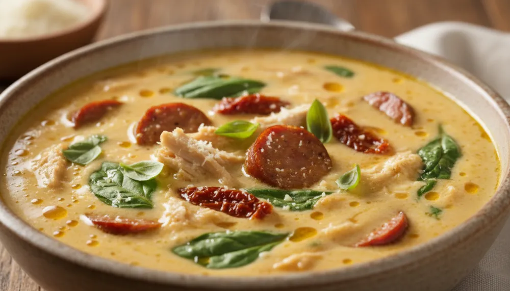 Creamy Tuscan Chicken Soup 2