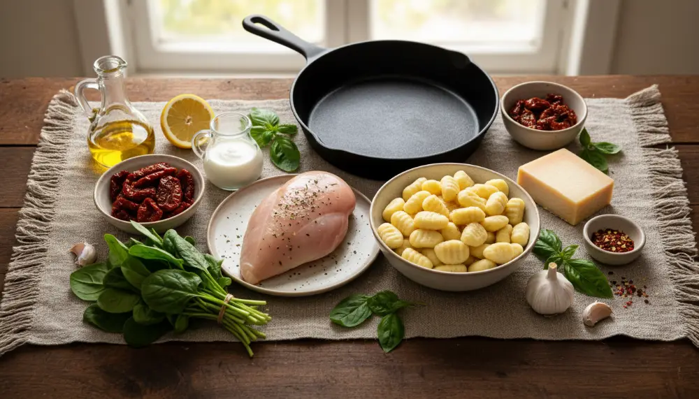 Creamy Tuscan Chicken with Gnocchi 1