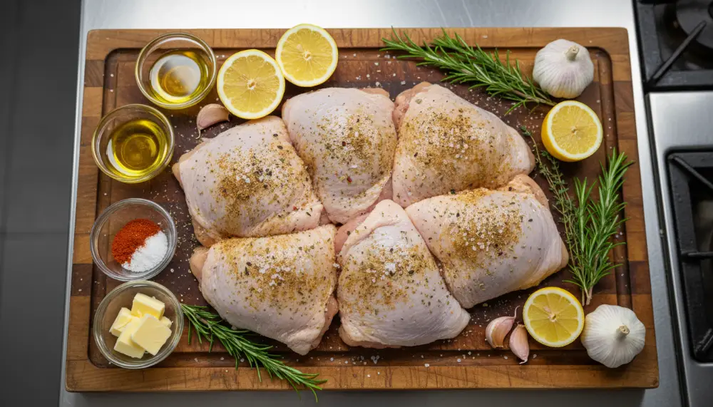 Crispy Baked Chicken Thighs — Golden, Juicy, Perfect 2 Crispy Baked Chicken Thighs — Golden Juicy Perfect 1