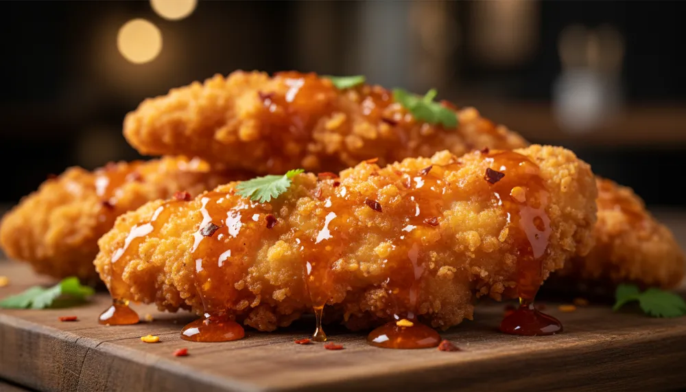 Crispy Hot Honey Chicken Tenders — Air Fryer Perfection 1