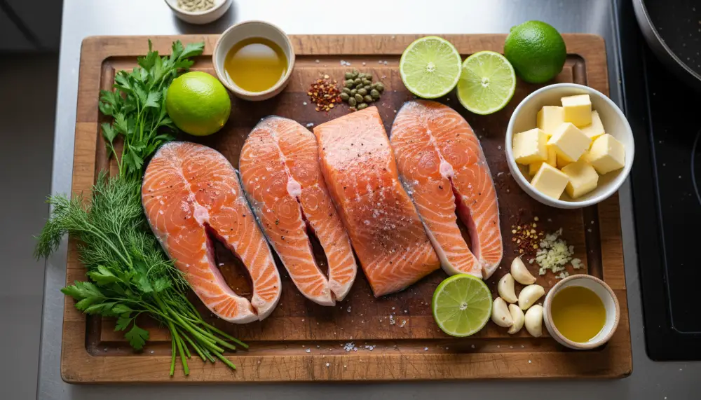 Crispy Lime Butter Salmon — Pan Seared Perfection 1