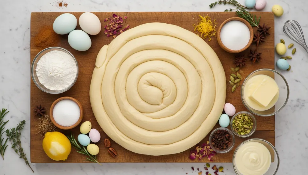 Easter Cinnamon Roll Ring — Pull Apart Beautiful 1