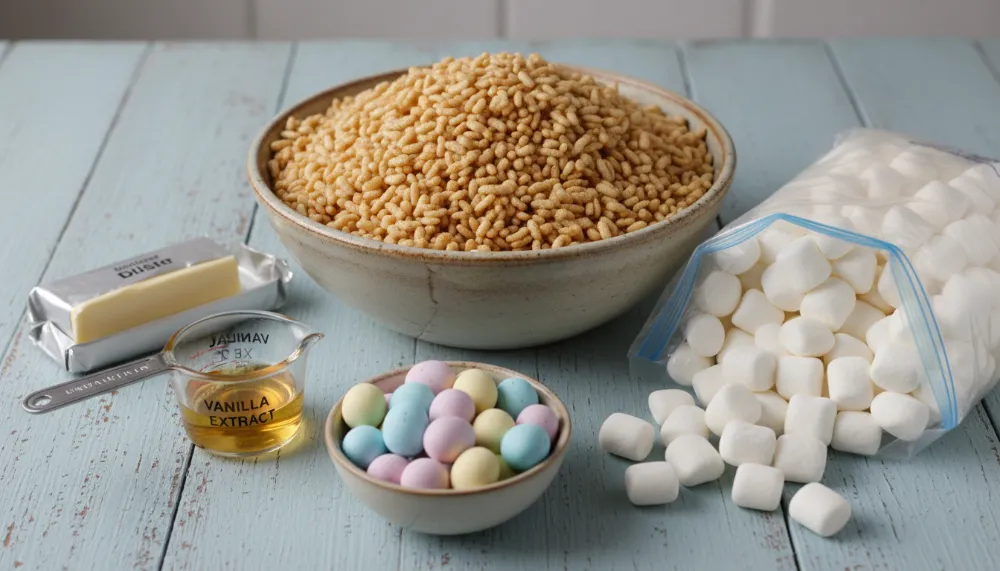 Easter Rice Krispie Nests — No Bake Kids Favorite 1