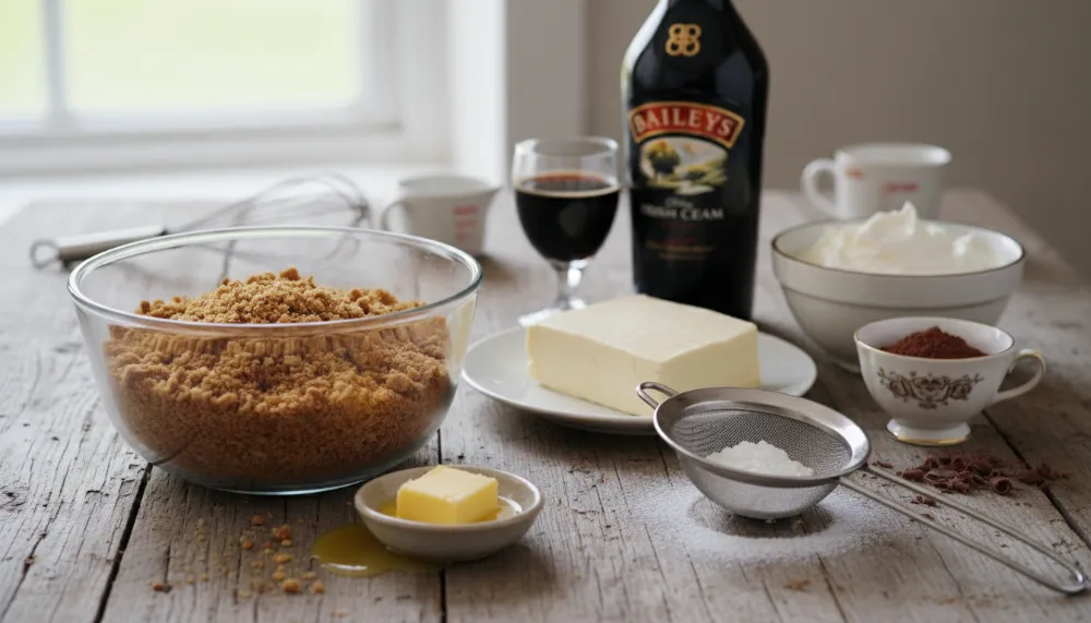 Easy Baileys Irish Cream Cheesecake No Bake 1