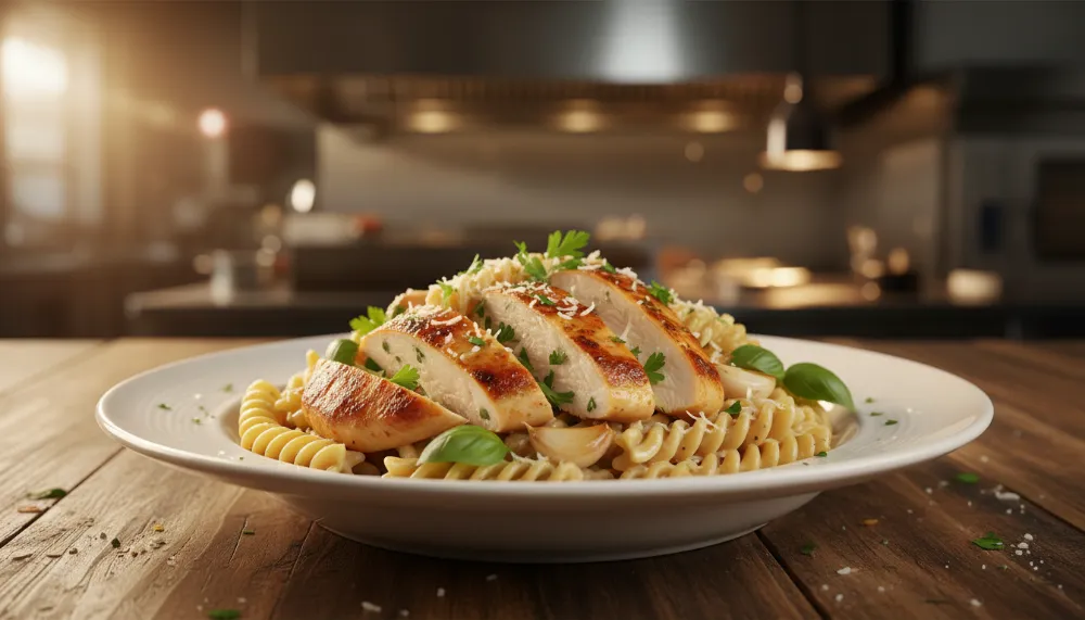 Home 3 Easy Garlic Parmesan Chicken Pasta — Restaurant Quality 0