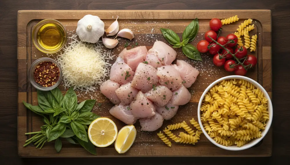 Easy Garlic Parmesan Chicken Pasta — Restaurant Quality! 1 Easy Garlic Parmesan Chicken Pasta — Restaurant Quality 1