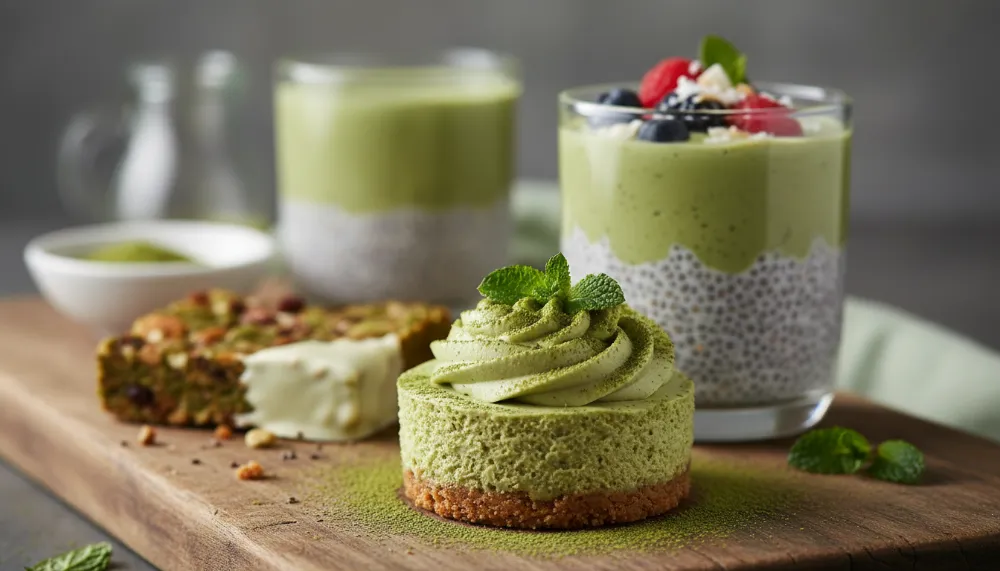 Easy Matcha Dessert Recipes No Bake 2
