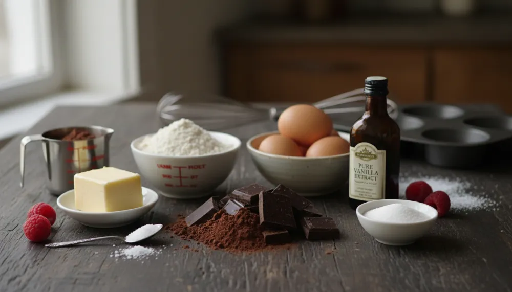 GF Chocolate Lava Cakes 1