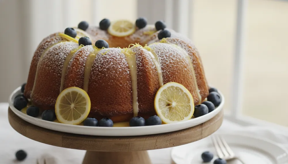 GF Lemon Blueberry Cake 0