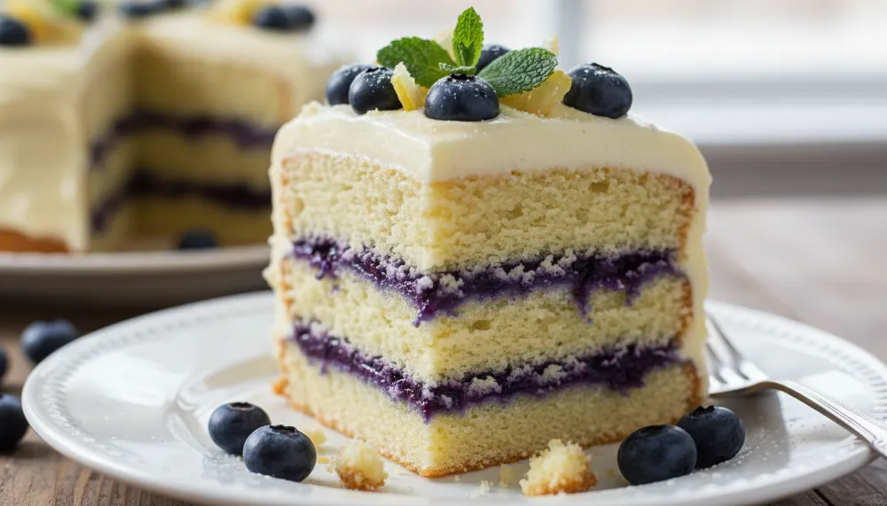 GF Lemon Blueberry Cake 2