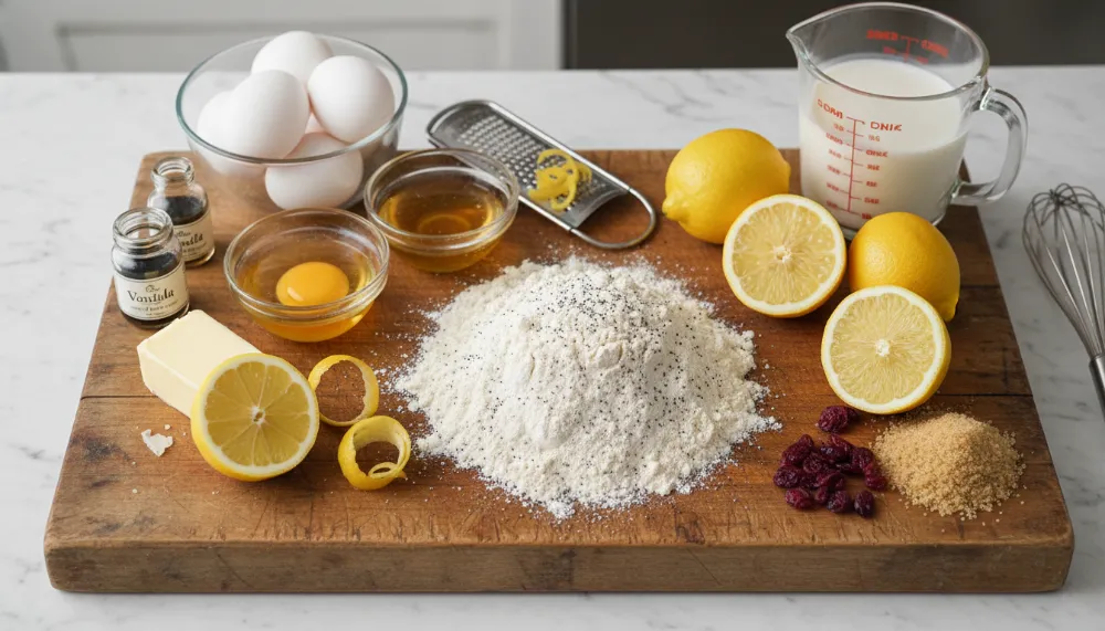 GF Lemon Poppy Seed Muffins 1