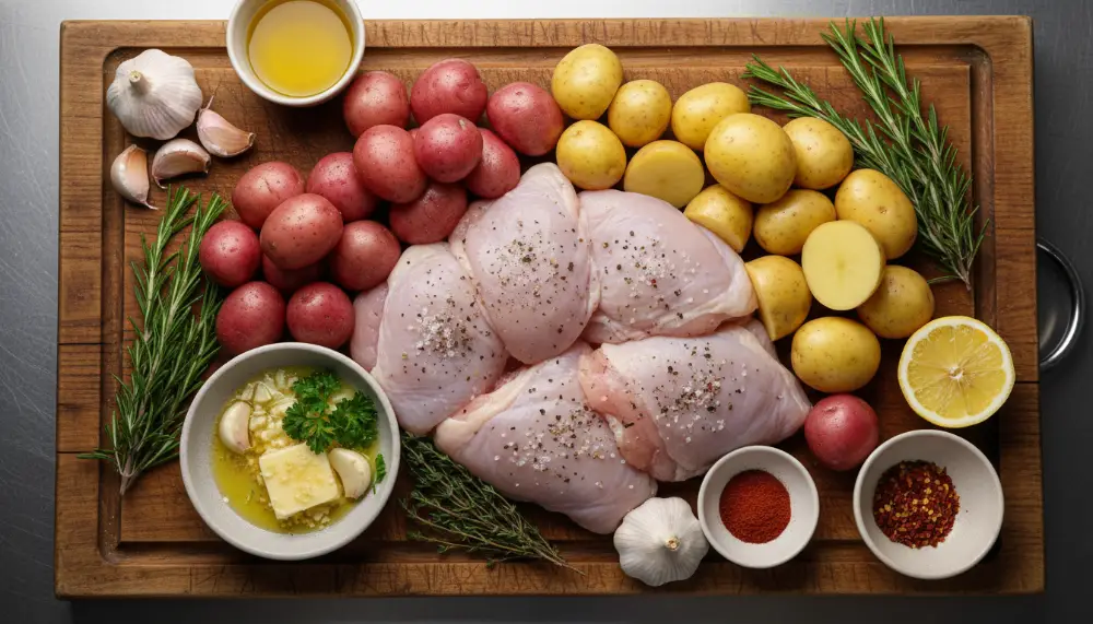 Garlic Butter Chicken and Potatoes 1