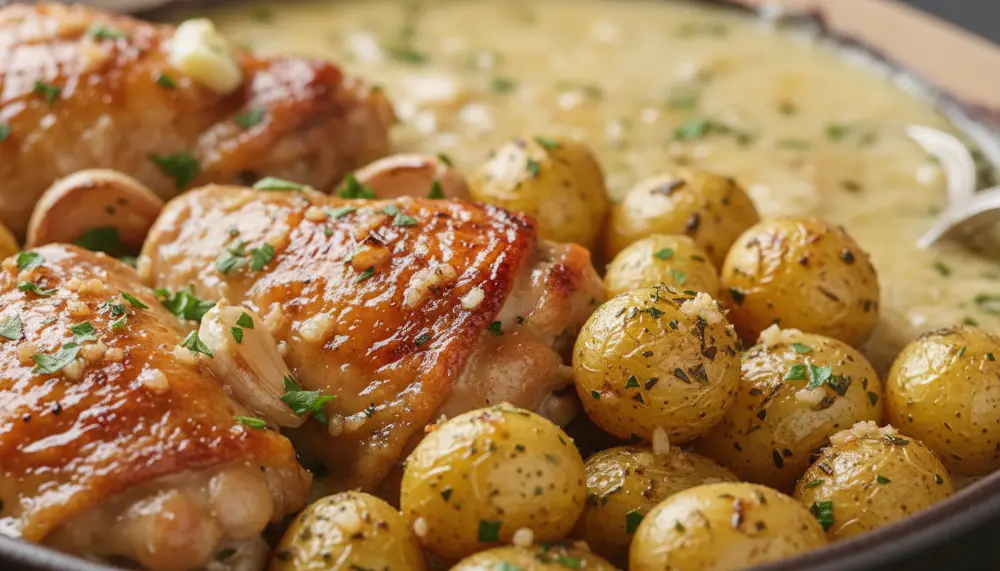 Garlic Butter Chicken and Potatoes 2