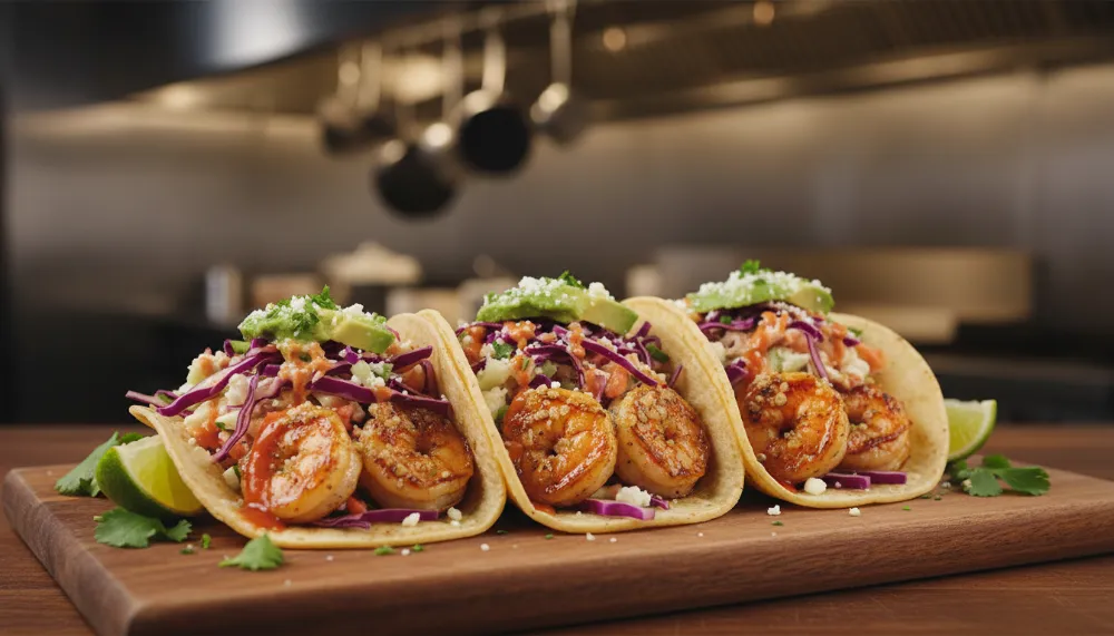 Home 2 Garlic Butter Shrimp Tacos — Taco Tuesday Favorite 0