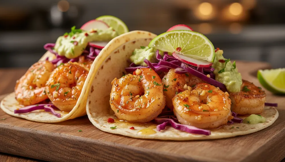 Garlic Butter Shrimp Tacos — Taco Tuesday Favorite 2