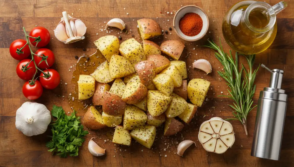 Healthy Air Fryer Roasted Potatoes 1