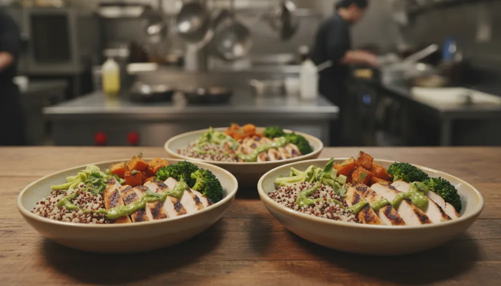Healthy Chicken and Quinoa Bowls 0