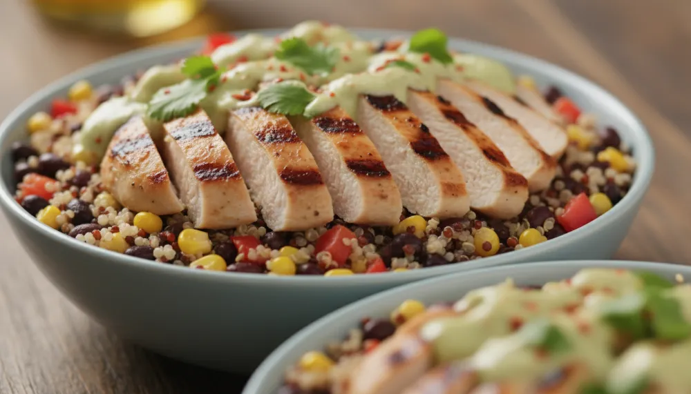 Healthy Chicken and Quinoa Bowls 2