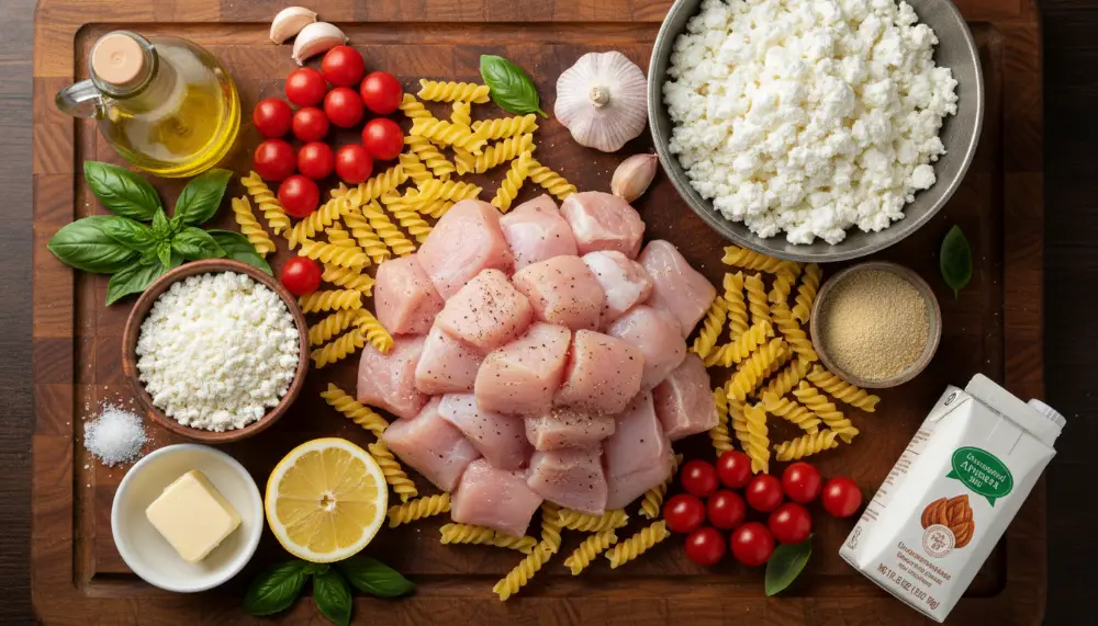 Master the Ultimate High-Protein Cottage Cheese Alfredo Chicken Pasta 1 High Protein Cottage Cheese Alfredo Chicken Pasta 1