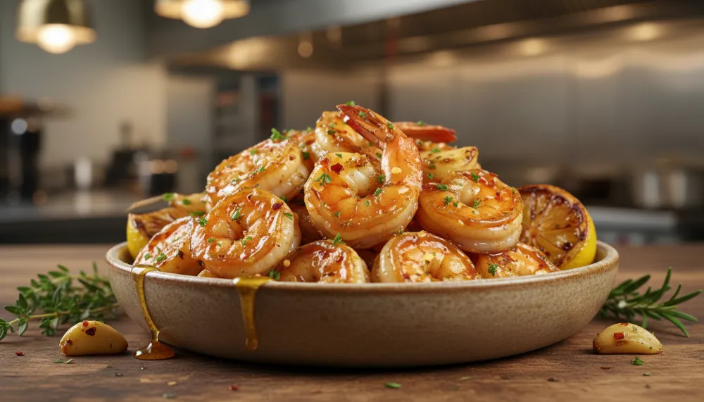 High Protein Honey Garlic Shrimp 0