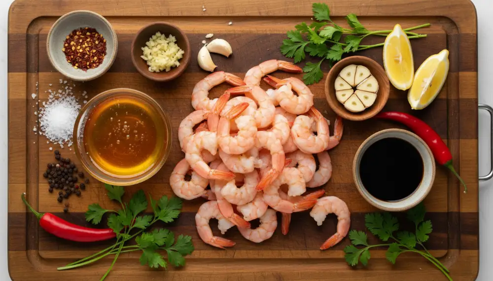 High Protein Honey Garlic Shrimp 1