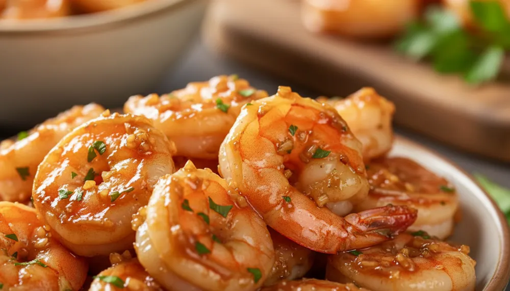 High Protein Honey Garlic Shrimp 2