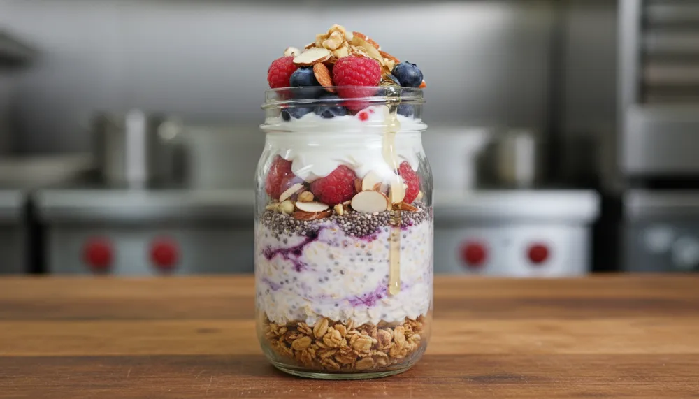 High Protein Overnight Oats 0 1