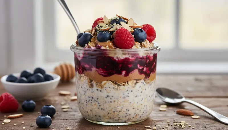 Home 3 High Protein Overnight Oats 0