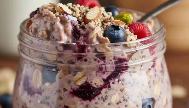 High Protein Overnight Oats 2