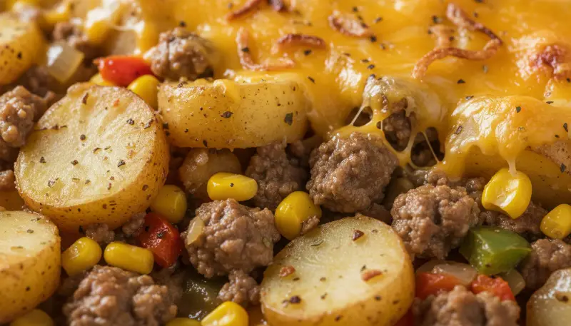 Hobo Casserole Ground Beef Recipe Easy 2