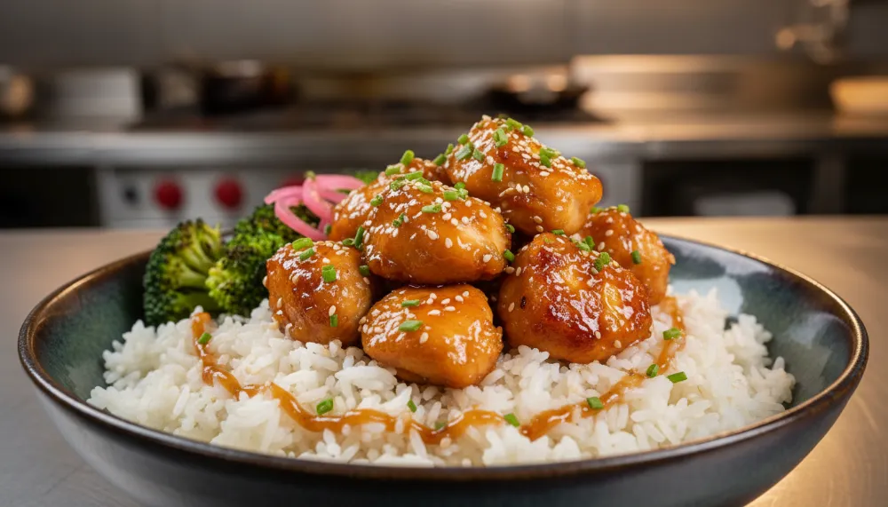 Home 2 Honey Garlic Chicken Rice Bowl 0