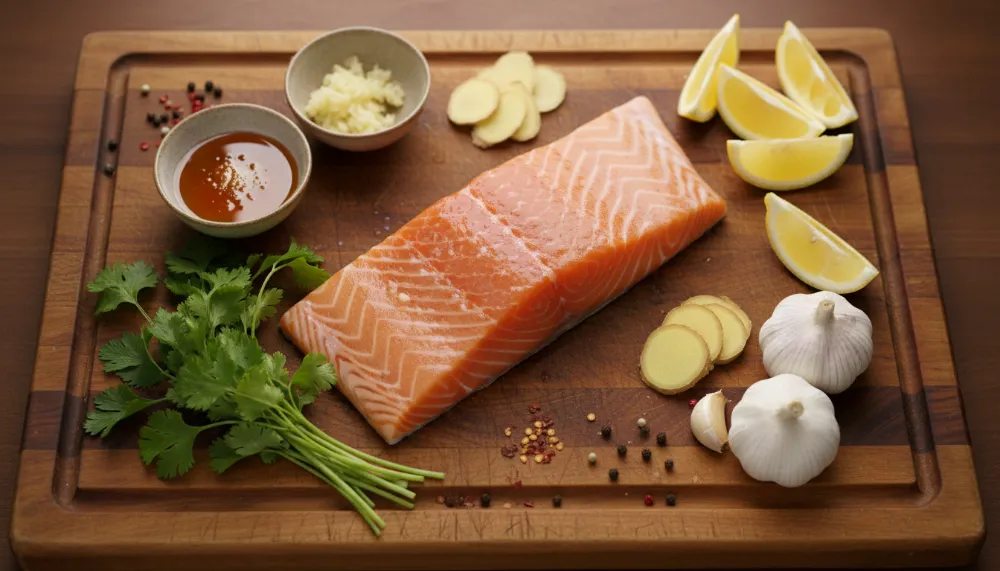 Honey Garlic Glazed Salmon 1