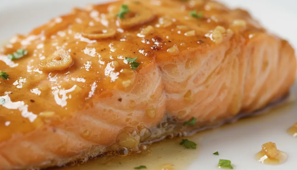 Honey Garlic Glazed Salmon 2