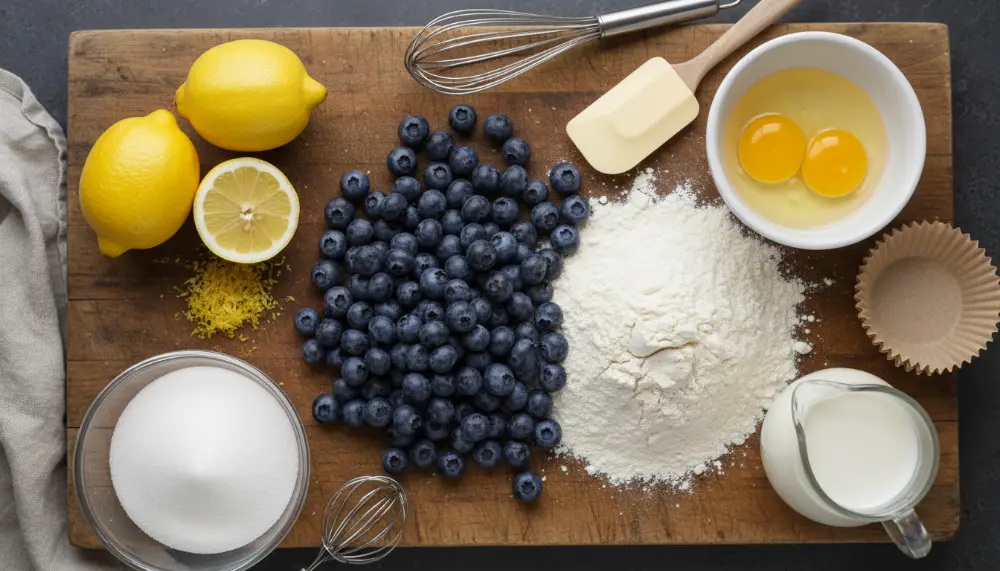 Lemon Blueberry Muffins 1