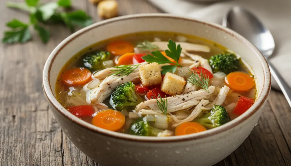 The Ultimate Low-Calorie Chicken Soup with Veggies: A Comprehensive Nutritional Guide 3 Low Calorie Chicken Soup with Veggies 2
