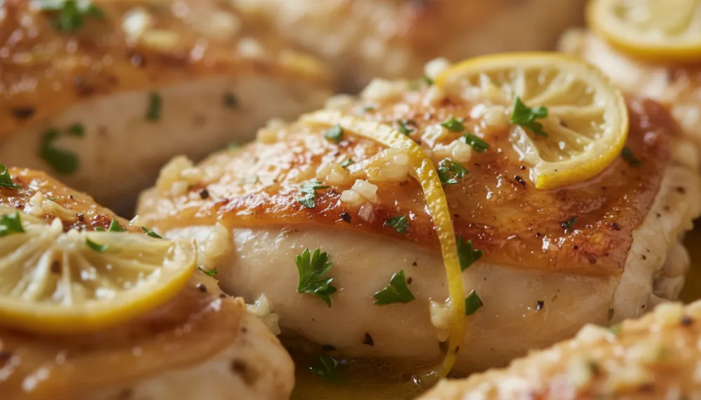 Low Calorie Lemon Garlic Chicken 2 1