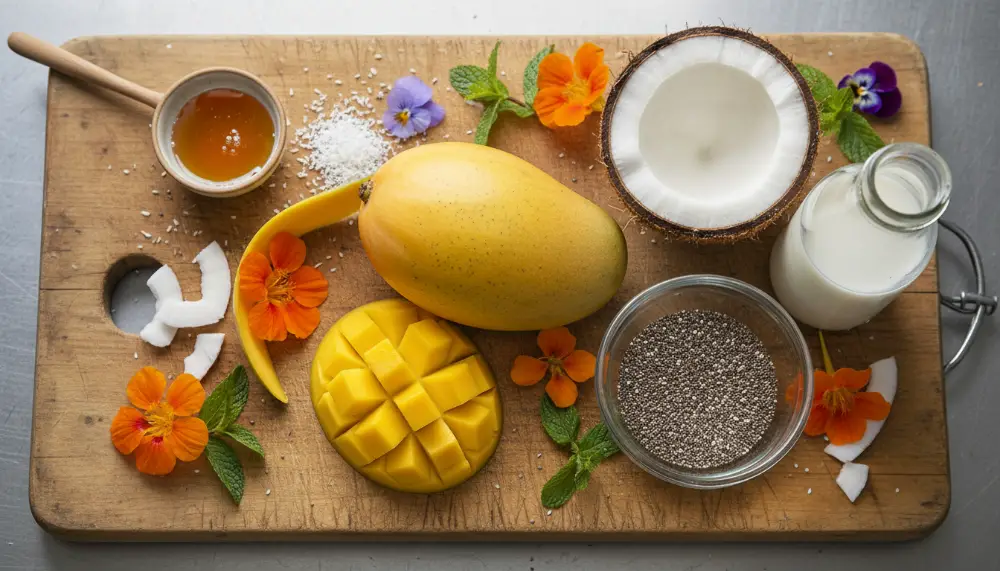 Mango Coconut Chia Pudding 1