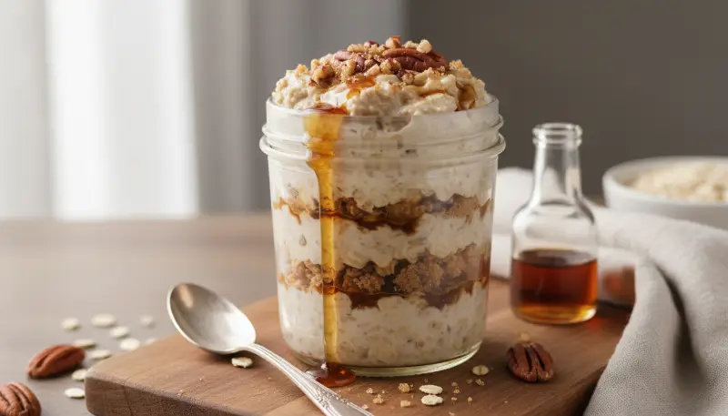 Maple Brown Sugar Overnight Oats 0