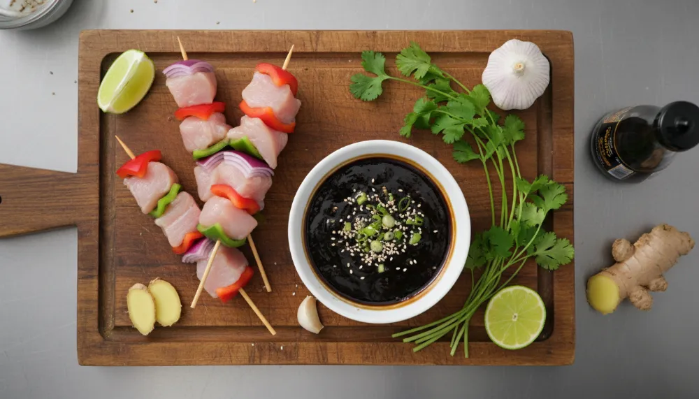 Memorial Day Grilled Teriyaki Chicken Skewers 1