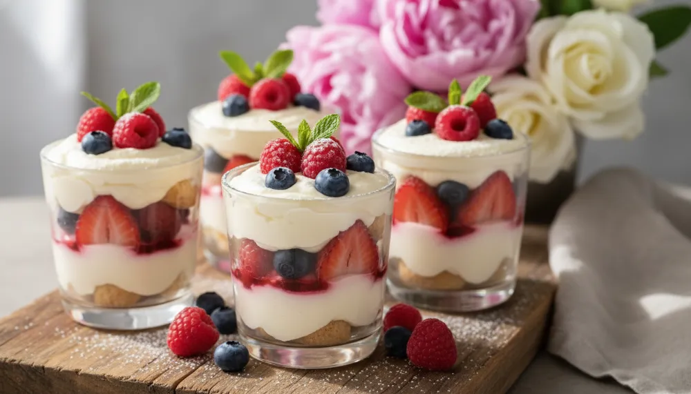 Mothers Day Berry Tiramisu Cups 0