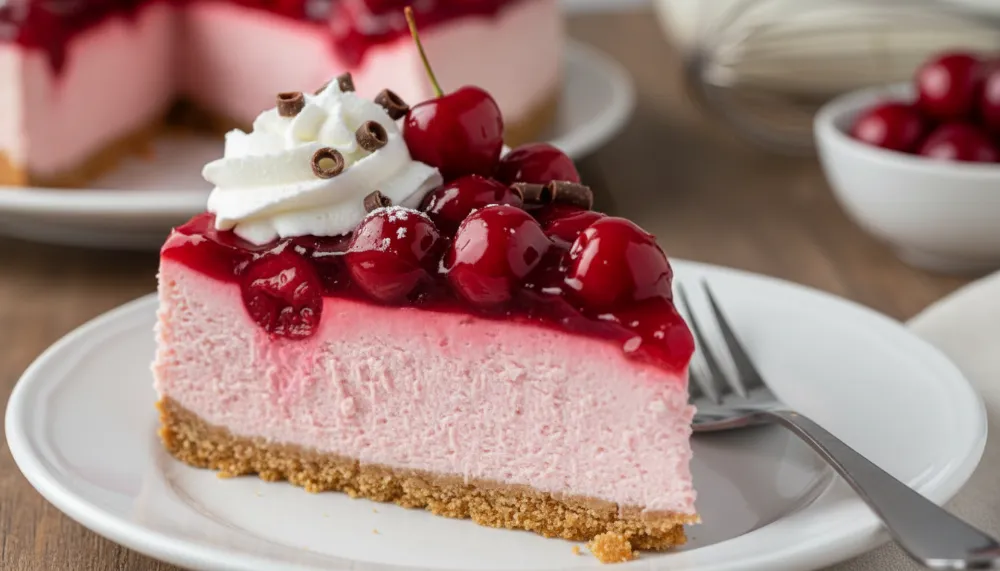 No Bake Cherry Cheesecake 2
