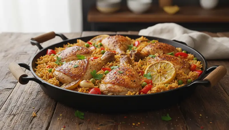 Home 1 One Pan Chicken and Rice High Protein 0