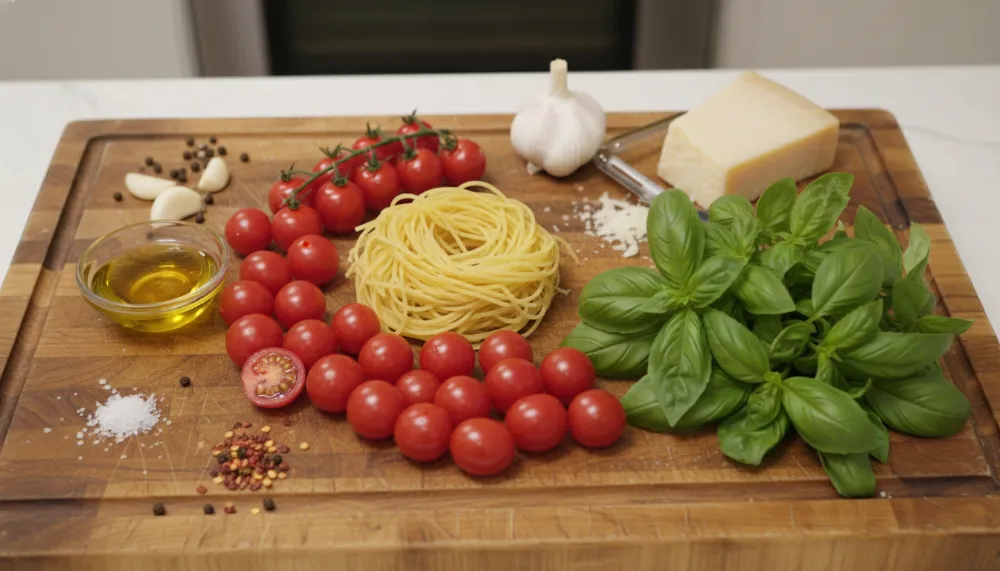 One-Pot Tomato Basil Pasta, 20 Minutes One Pan! 2 One Pot Tomato Basil Pasta — 20 Minutes One Pan 1