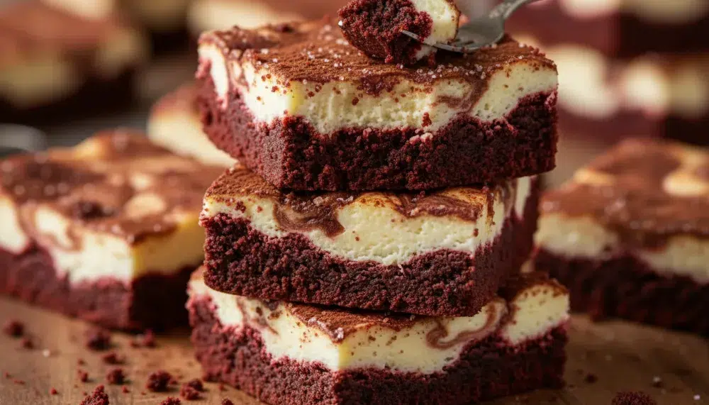 Red Velvet Cheesecake Brownies 1 2