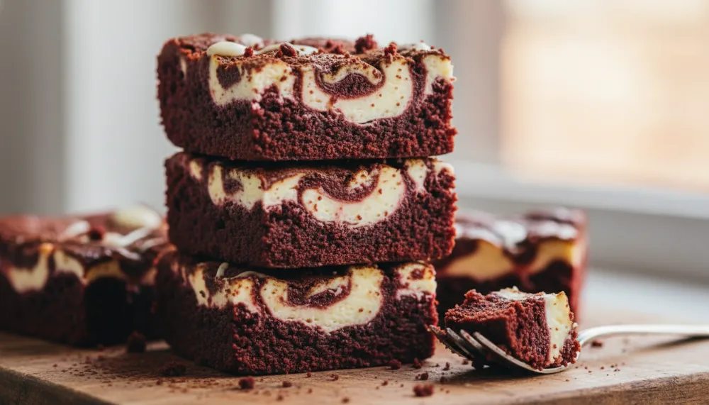 Red Velvet Cheesecake Brownies 2