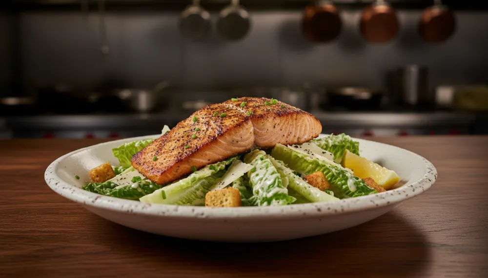Salmon Caesar Salad 0 1