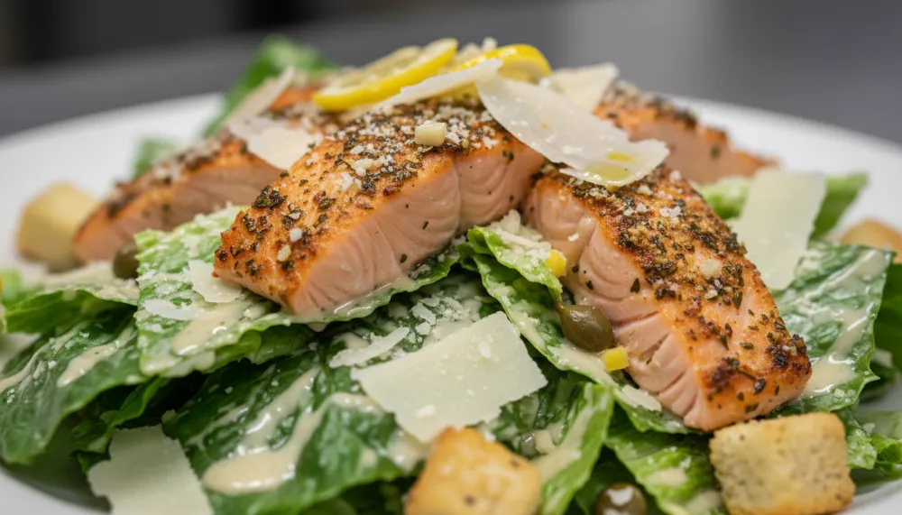 Salmon Caesar Salad 2
