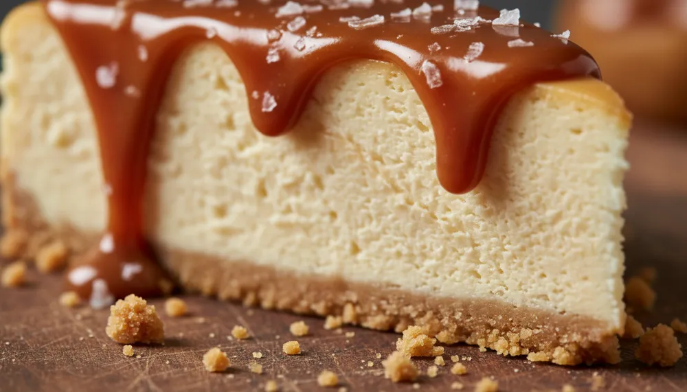 Salted Caramel Cheesecake — Silky Sweet Salty 2